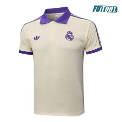 Polo Calidad THAI Real Madrid 2025/2026 Beige/Morado