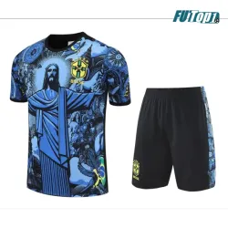Camiseta Barata Brasil 2025 Especial Edición Azul