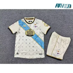 Camiseta Barata Deportivo de La Coruña Alternativo 2025/2026 Niño con Parche La Liga