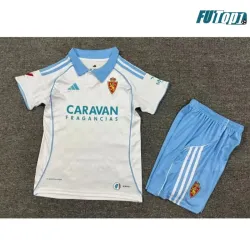 Camiseta Barata Real Zaragoza Local 2025/2026 Equipación con Parche La Liga