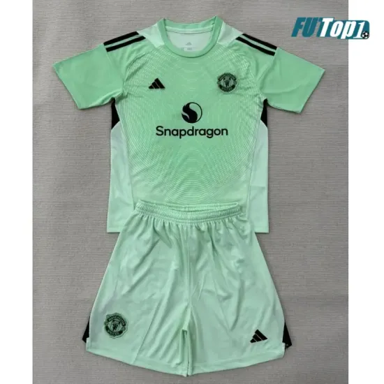 Camiseta Calidad THAI de Portero Manchester United 2025/2026 Verde Claro/Negro