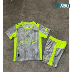 Camiseta Calidad AAA Manchester City Third Tercera Equipación 2025/2026 Niño