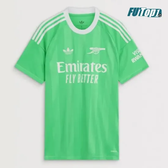 Camiseta Calidad THAI de Portero Arsenal 2025/2026 Verde/Blanco