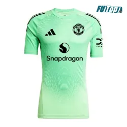 Camiseta Calidad THAI de Portero Manchester United 2025/2026 Verde Claro/Negro