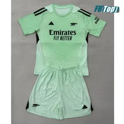 Camiseta Futbol de Portero Arsenal 2025/2026 Equipación Verde Claro/Negro