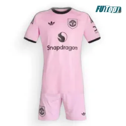 Camiseta Futbol de Portero Manchester United 2025/2026 Niño Rosa