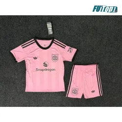 Camiseta Futbol de Portero Manchester United 2025/2026 Niño Rosa