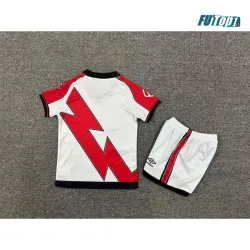 Camiseta Futbol Rayo Vallecano Local 2025/2026 Niño con Parche La Liga