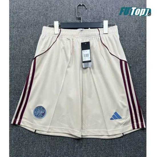 Pantalón Corto Replica Ajax Alternativo 2025/2026