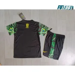 Camiseta Barata Brasil 2025 Niño Especial Edición Verde