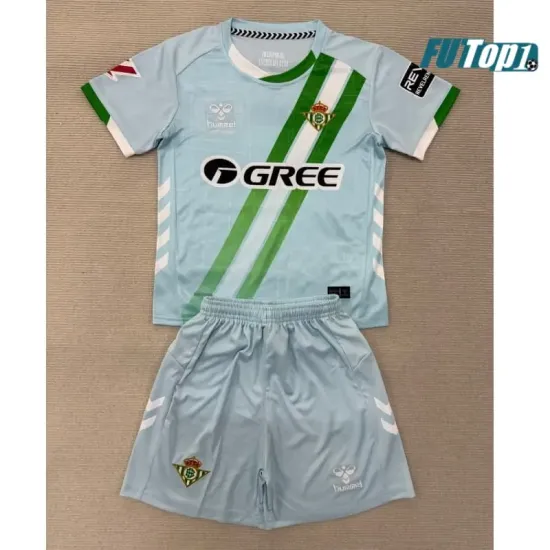 Camiseta Calidad AAA Real Betis Segunda Equipación 2025/2026 Niño con Parche La Liga