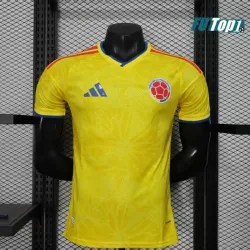 Camiseta Futbol Colombia 2026 Versión Jugador Amarillo