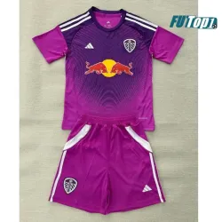 Camiseta Barata de Portero Leeds United 2025/2026 Niño Morado