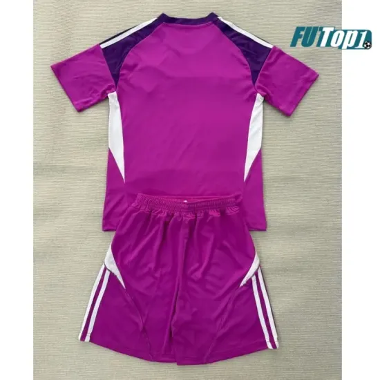 Camiseta Barata de Portero Leeds United 2025/2026 Niño Morado