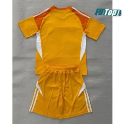Camiseta Calidad AAA de Portero Leeds United 2025/2026 Niño Naranja