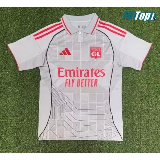 Camiseta Calidad AAA Olympique De Lyon Alternativo Tercera Equipación 2025/2026