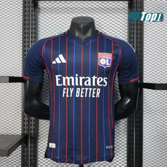 Camiseta Futbol Olympique De Lyon Visitante 2025/2026 Versión Jugador