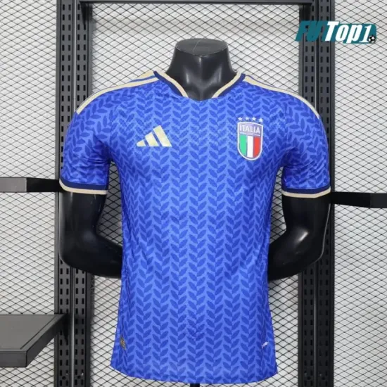 Camiseta Futbol Italia 2026 Versión Jugador Azul