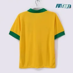 Camiseta Barata Brasil Home Primera Equipación 2013 Antigua