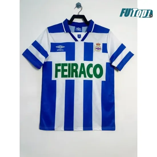 Camiseta Calidad Premium Deportivo de La Coruña Local 1994/95 Retro Clasico