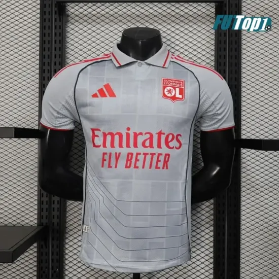 Camiseta Futbol Olympique De Lyon Tercera Equipación 2025/2026 Versión Jugador