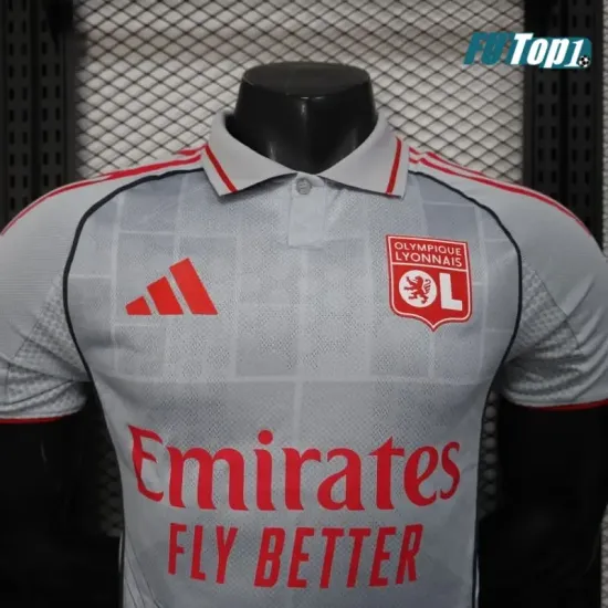 Camiseta Futbol Olympique De Lyon Tercera Equipación 2025/2026 Versión Jugador