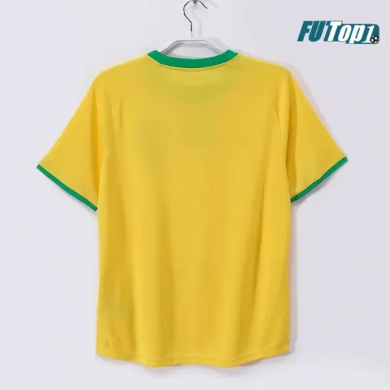 Camiseta Replica Brasil Home Primera Equipación 2000 Vintage