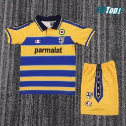 Camiseta Barata Parma Calcio Primera Equipación 1999/00 Vintage Equipación