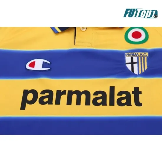 Camiseta Barata Parma Calcio Primera Equipación 1999/00 Vintage Equipación