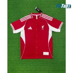 Camiseta Calidad AAA Liverpool 2025/2026 Baseball Shirt Rojo