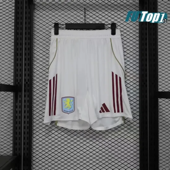 Pantalón Corto Barata Aston Villa Home Primera Equipación 2025/2026 Versión Jugador