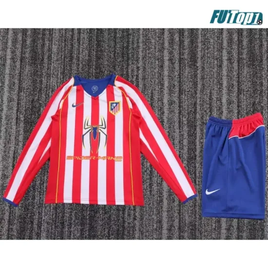 Camiseta Atlético de Madrid Home 2004/05 Niño Retro ML