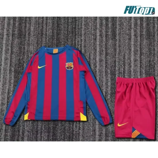 Camiseta Barcelona Home 2005/06 Niño Retro ML