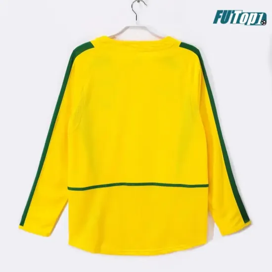 Camiseta Brasil Home 2002 Retro ML