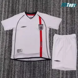 Camiseta Inglaterra Home 2002 Niño Retro