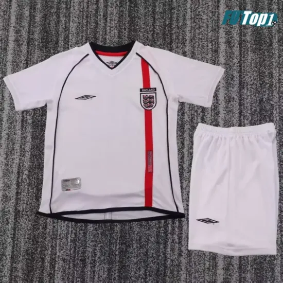 Camiseta Inglaterra Home 2002 Niño Retro