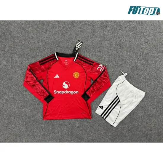 Camiseta Manchester United Home 2025/2026 Niño ML