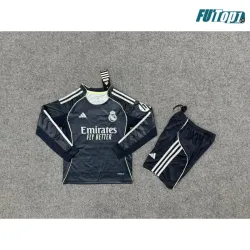 Camiseta Real Madrid Away 2025/2026 Niño ML con Parche HP