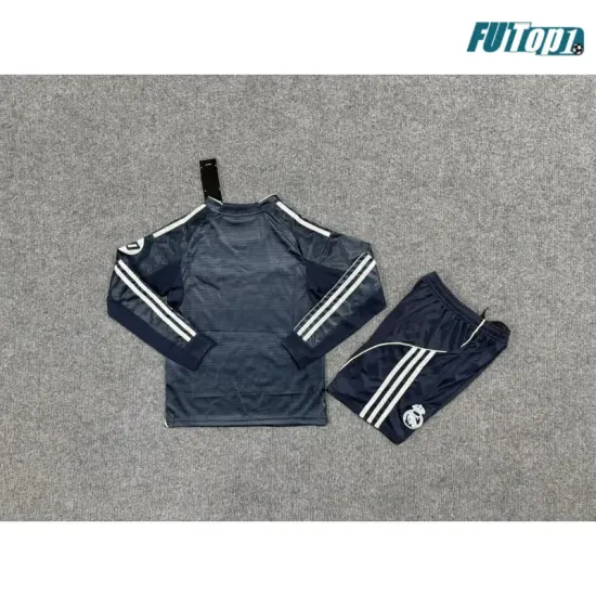 Camiseta Real Madrid Away 2025/2026 Niño ML con Parche HP