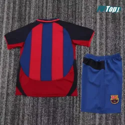 Camiseta Barcelona Home 2003/04 Niño Retro