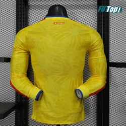 Camiseta Colombia 2026 Versión Jugador ML Amarillo