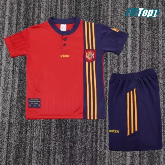 Camiseta España Home 1996 Niño Retro