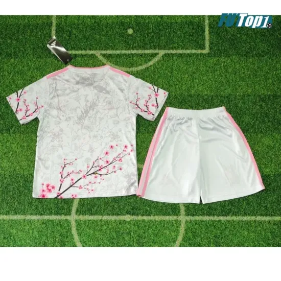 Camiseta Japón 2026 Edición Especial con Estampado de Búho Blanco/Rosa Niño