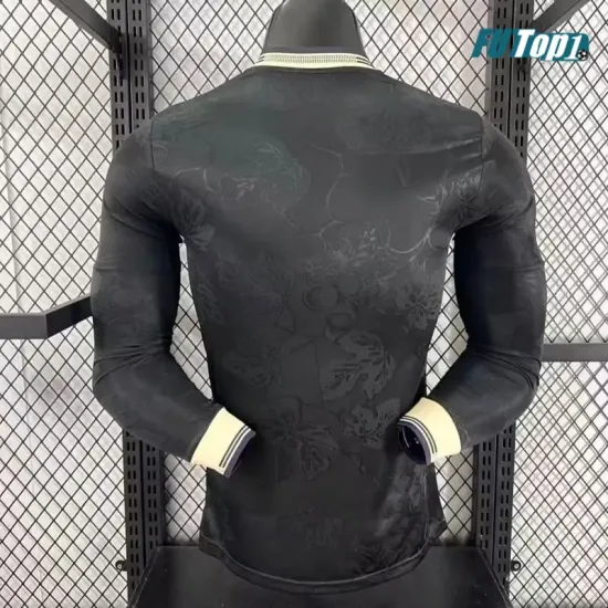 Camiseta Juventus Third 2025/2026 Versión Jugador ML Negro