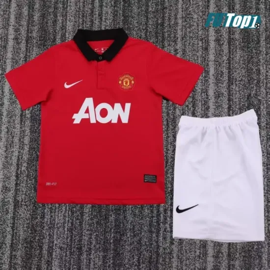 Camiseta Manchester United Home 2013/14 Niño Retro