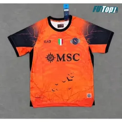 Camiseta Napoli 2025/2026 Edición Especial de Halloween Naranja