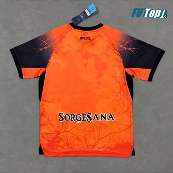 Camiseta Napoli 2025/2026 Edición Especial de Halloween Naranja