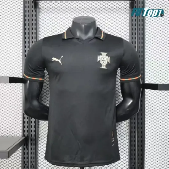 Camiseta Portugal 2026 Versión Jugador Negro