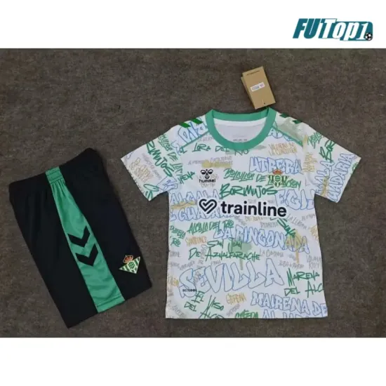 Camiseta Real Betis 2025/26 Edición Especial Blanco Niño
