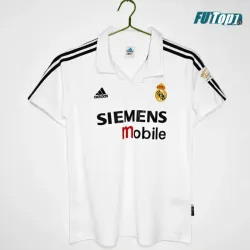 Camiseta Real Madrid Home 2002/03 Retro con Publicitario